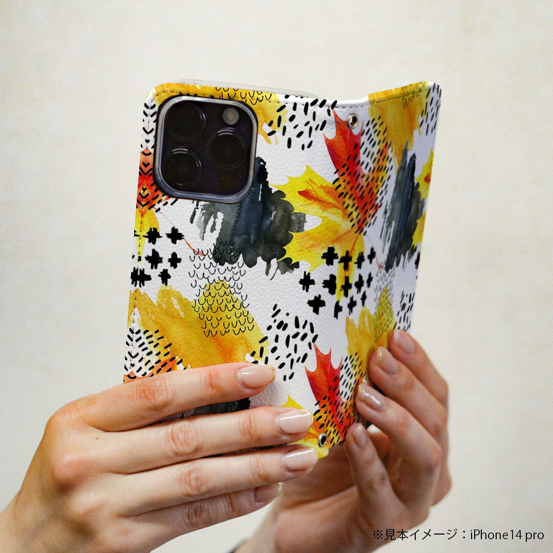 Xperia 10 IV SO-52C SOG07 共通対応 専用 ケース カバー 手帳型 マグネット式 ピタッと閉まる レザーケース so52c カード収納 ポケット igcase 012637 赤　黄色　柄