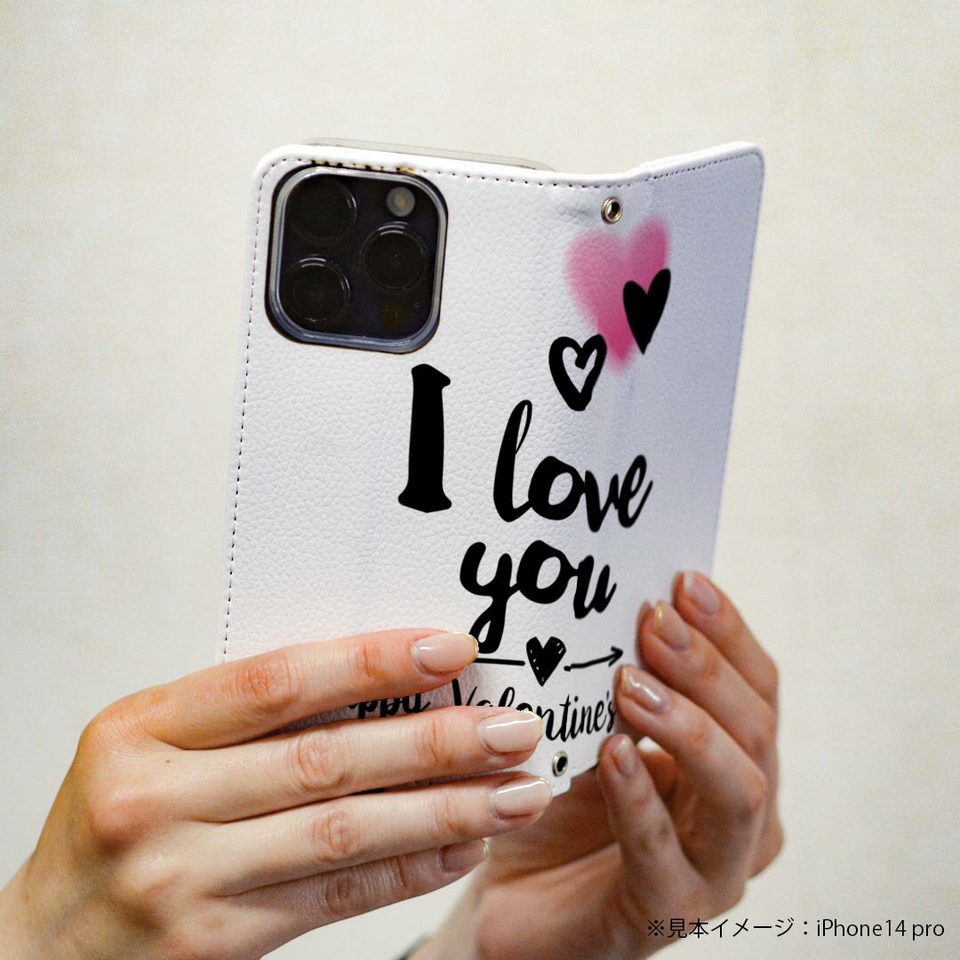 iPhone XR iPhone 10r アイフォーン エックスアール テンアール 専用 ケース カバー 手帳型 マグネット式 ピタッと閉まる レザーケース iphonexr カード収納 ポケット igcase 013554 バレンタイン　ハート　ラブ