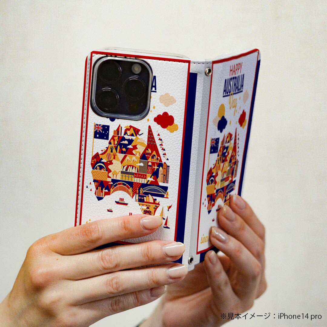 BASIO active3 KYG04 ベイシオ アクティブ3 ケース カバー 手帳型 マグネット式 ピタッと閉まる レザーケース kyg04 カード収納 ポケット igcase 014132 オーストラリア　風景