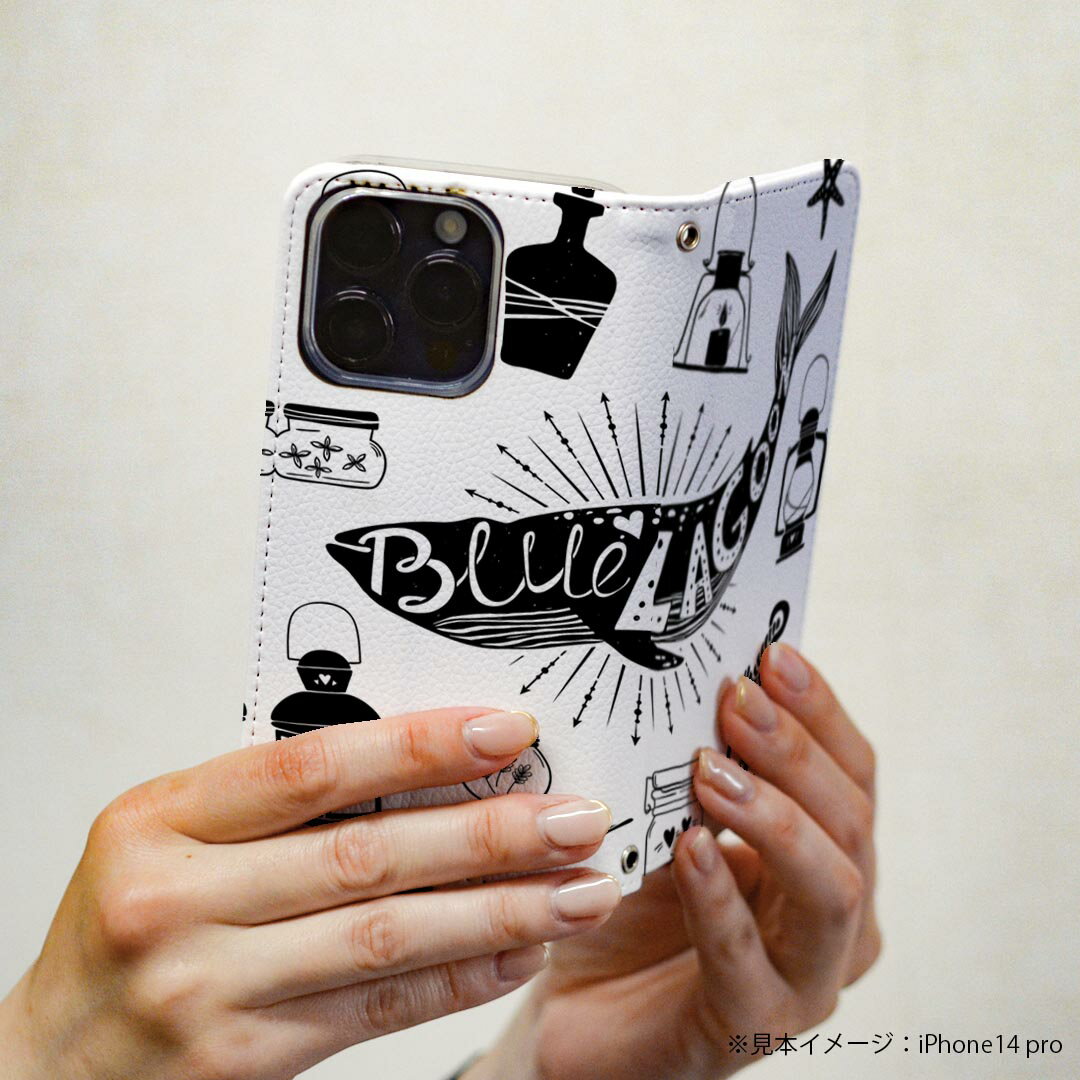 iPhone 6 plus/ iPhone 6s plus / iPhone 7 plus / iPhone 8 plus 専用 ケース カバー 手帳型 マグネット式 ピタッと閉まる レザーケース カード収納 ポケット igcase 014253 クジラ　海　碇