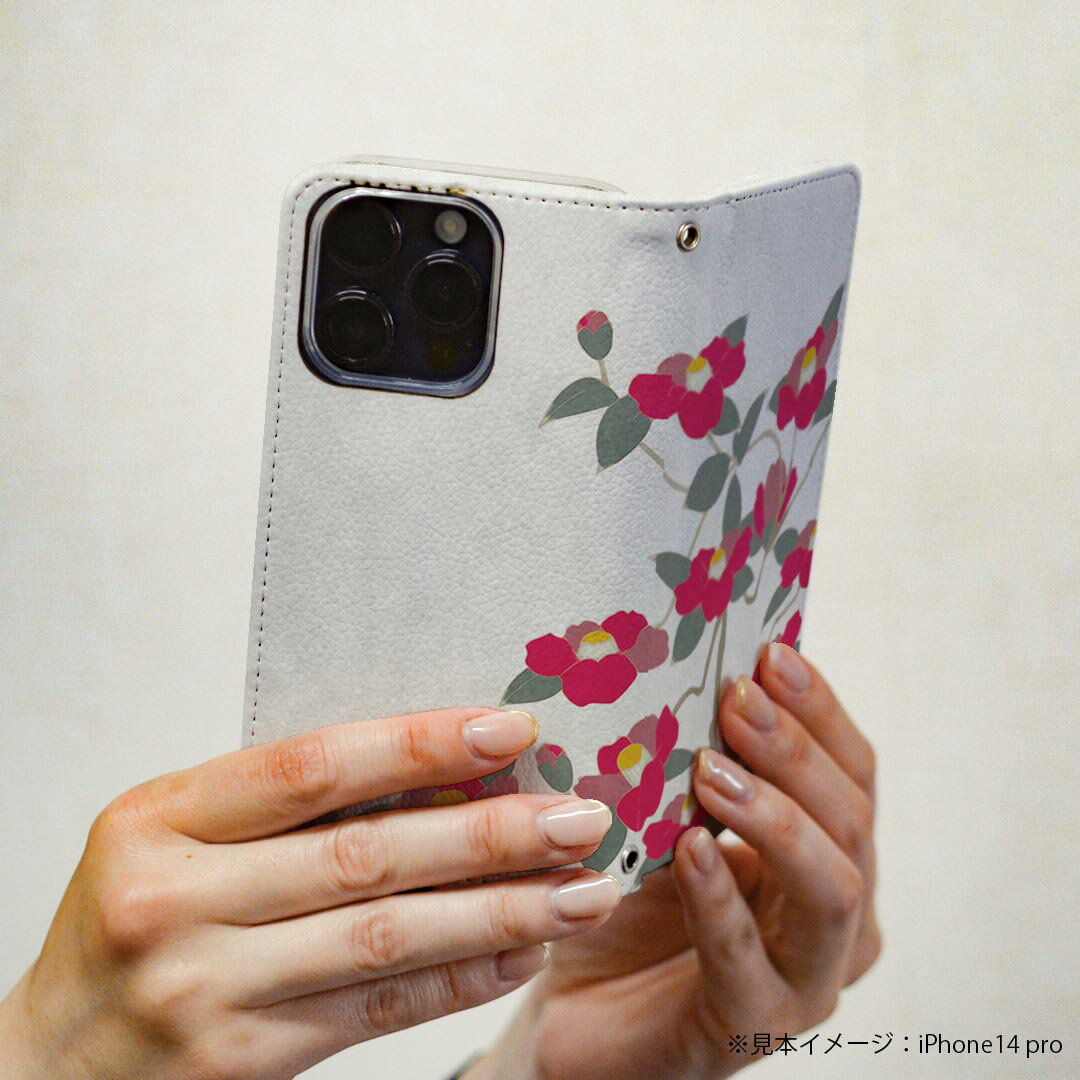 Pixel 3XL Google pixel3xl グーグル ピクセル3XL 専用 ケース カバー 手帳型 マグネット式 ピタッと閉まる レザーケース カード収納 ポケット igcase 014376 和風　和柄　花