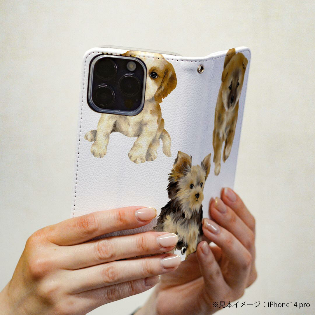 Google Pixel 9 Pro XL 専用 ケース カバー 手帳型 マグネット式 ピタッと閉まる レザーケース pixel9proxl カード収納 ポケット igcase 014619 犬　動物　アニマル