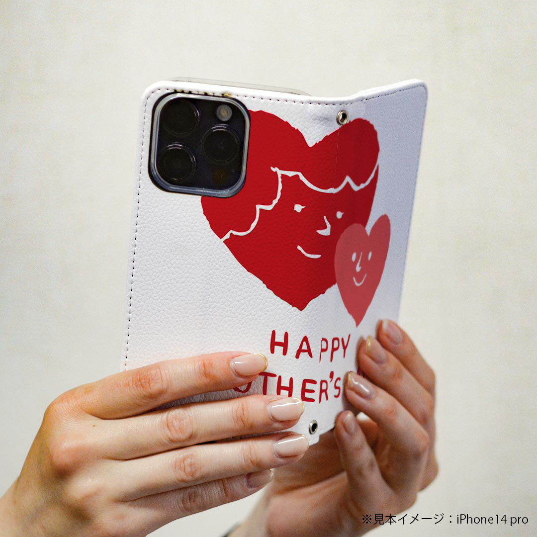 Rakuten BIG s 楽天モバイル 専用 ケース カバー 手帳型 マグネット式 ピタッと閉まる レザーケース カード収納 ポケット igcase 015279 母の日　バラ　花　母　カーネーション