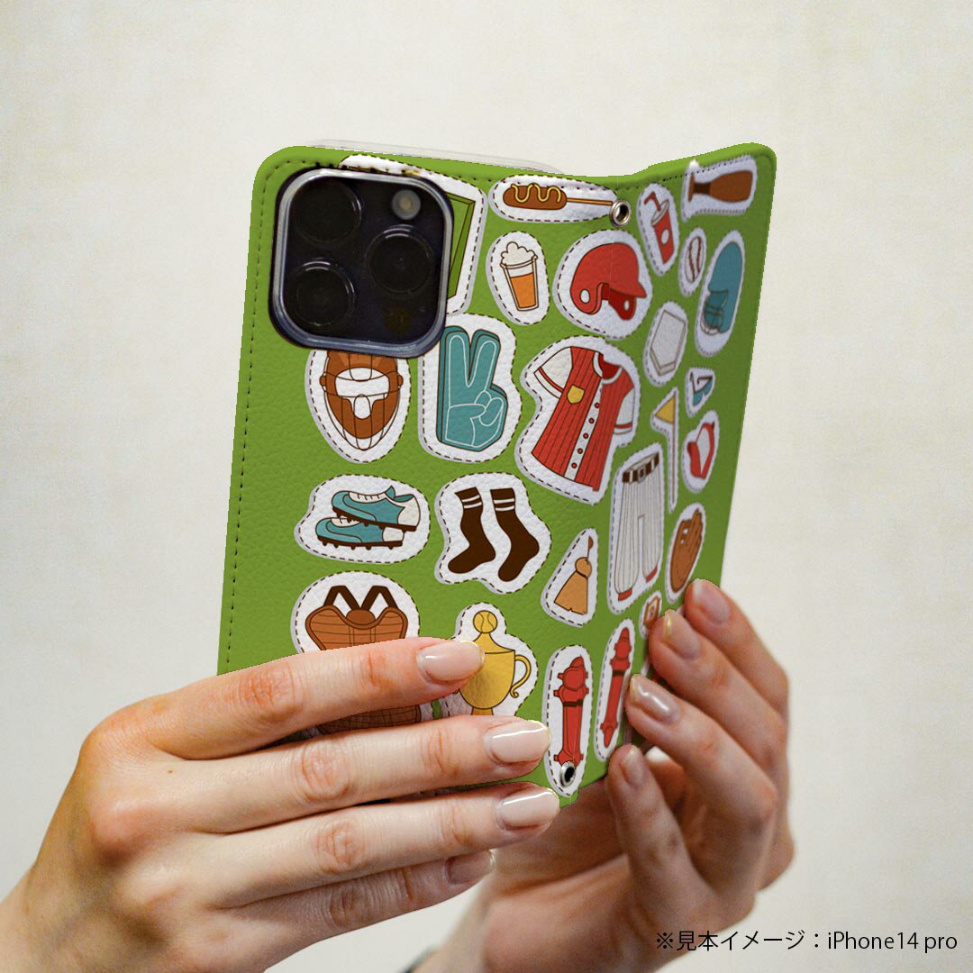 Rakuten BIG s 楽天モバイル 専用 ケース カバー 手帳型 マグネット式 ピタッと閉まる レザーケース カード収納 ポケット igcase 015711 野球　運動　球技