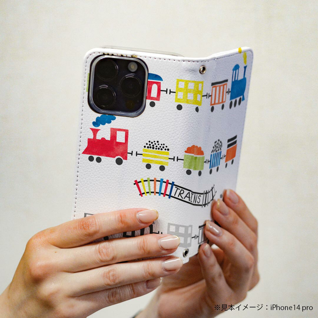 Google Pixel 9 Pro XL 専用 ケース カバー 手帳型 マグネット式 ピタッと閉まる レザーケース pixel9proxl カード収納 ポケット igcase 015904 電車　乗り物　カラフル