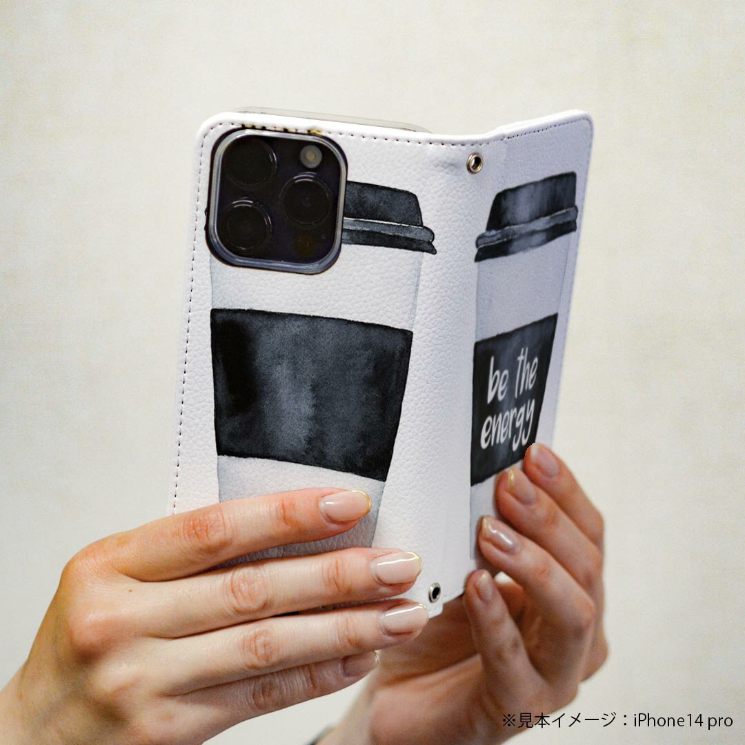 Xperia Z5 SO-01H エクスペリア ストラップ付き so01h 専用 ケース カバー 手帳型 マグネット式 ピタッと閉まる レザーケース カード収納 ポケット igcase 015917 コーヒー　カフェ　カフェラテ