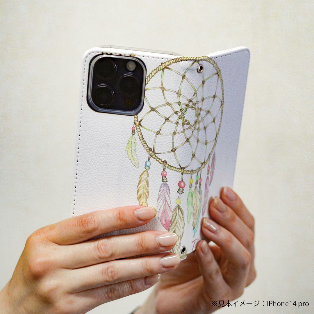 Pixel 3XL Google pixel3xl グーグル ピクセル3XL 専用 ケース カバー 手帳型 マグネット式 ピタッと閉まる レザーケース カード収納 ポケット igcase 016057 ドリームキャッチャー　羽　カラフル