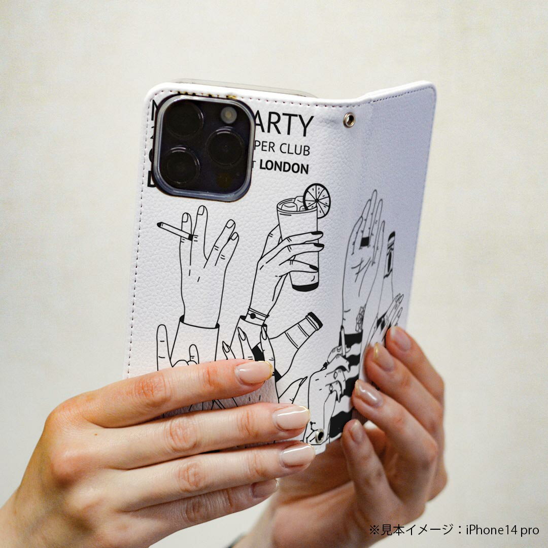 Rakuten BIG s 楽天モバイル 専用 ケース カバー 手帳型 マグネット式 ピタッと閉まる レザーケース カード収納 ポケット igcase 016151 手　お酒　アルコール