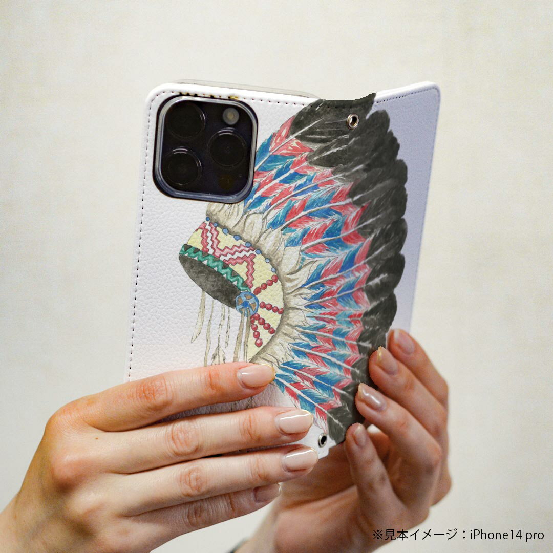 Galaxy A51 5G 専用ケース カバー 手帳 SCG07 au スマコレ igcase 手帳型 レザー 手帳タイプ 革 スマホケース スマホカバー ギャラクシ 016155 民族　外国