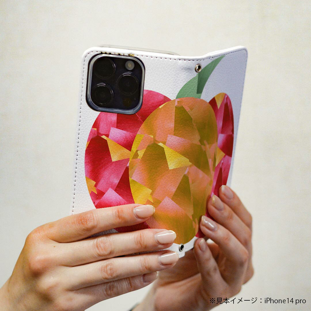 iPhone13 6.1インチ 専用 各キャリア ケース カバー 手帳型 マグネット式 ピタッと閉まる レザーケース iPhone 13 共通対応 カード収納 ポケット igcase 016192 カボチャ　食べ物