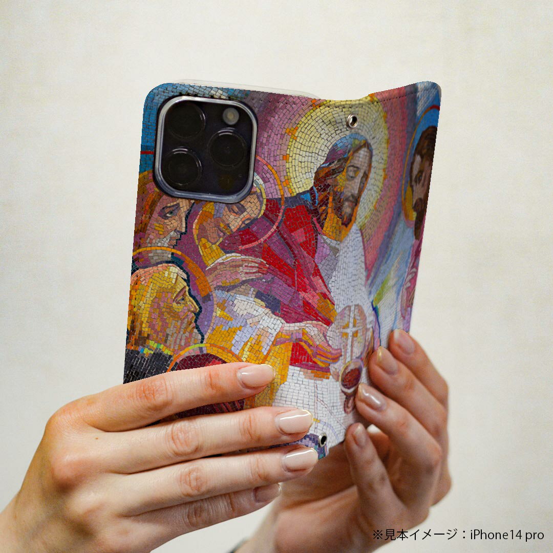 Galaxy A36 5G / A56 5G 用 スマホカバー SC-54F / SCG34 共通対応 ケース カバー 手帳型 マグネット式 ピタッと閉まる レザーケース カード収納 ポケット 016389 絵画