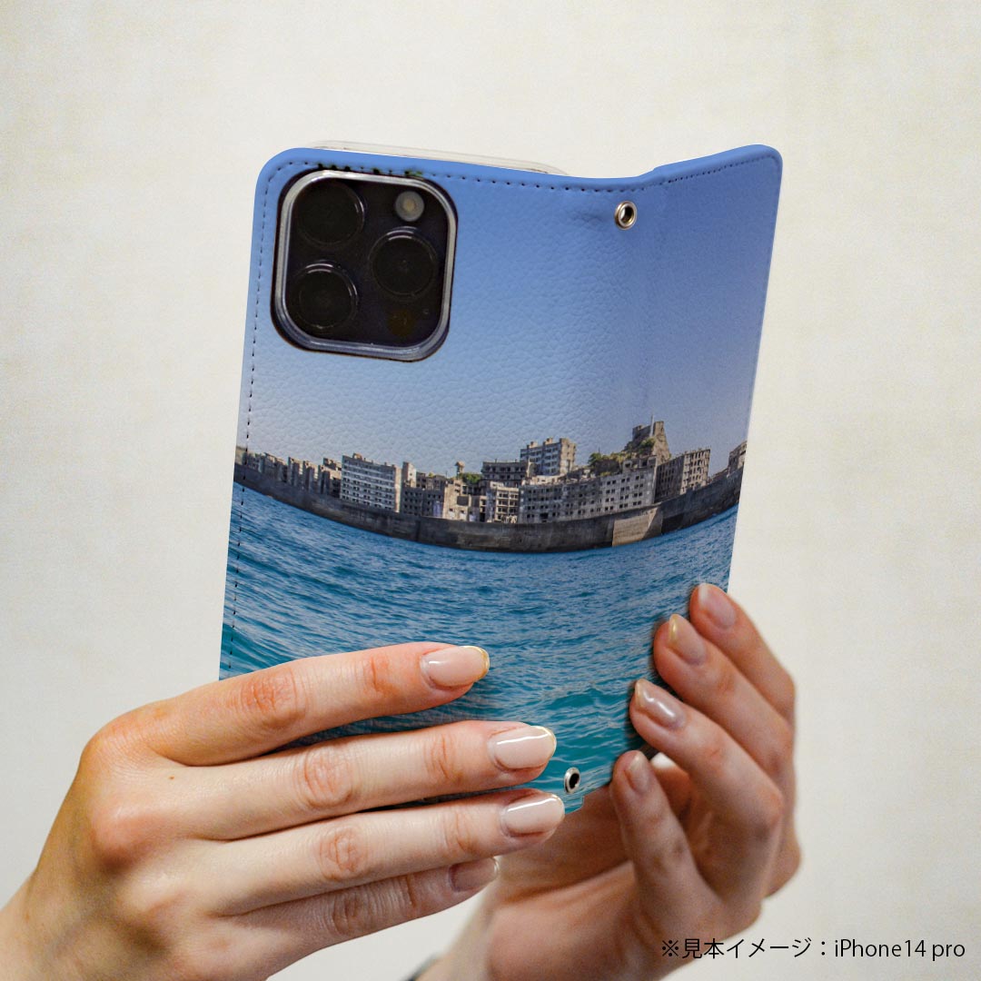 iPhone XR iPhone 10r アイフォーン エックスアール テンアール 専用 ケース カバー 手帳型 マグネット式 ピタッと閉まる レザーケース iphonexr カード収納 ポケット igcase 018343 海 山 写真 夏