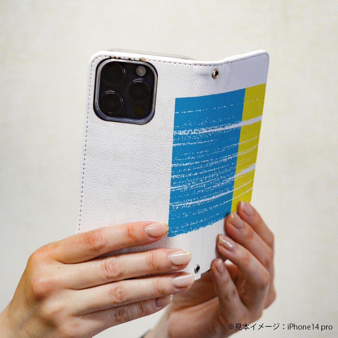 Xperia 10 VI 用 ケース カバー 手帳型 SO-52E / SOG14 / A402SO / 共通対応 マグネット式 ピタッと閉まる レザーケース カード収納 ポケット igcase 018414 canary-island カナリア諸島