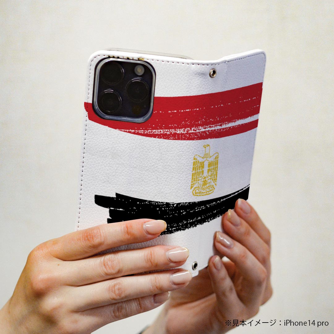 iPhone16 6.1インチ 専用 各キャリア iPhone 16 共通対応 ケース カバー 手帳型 マグネット式 ピタッと閉まる レザーケース iphone 16 カード収納 ポケット igcase 018437 egypt エジプト