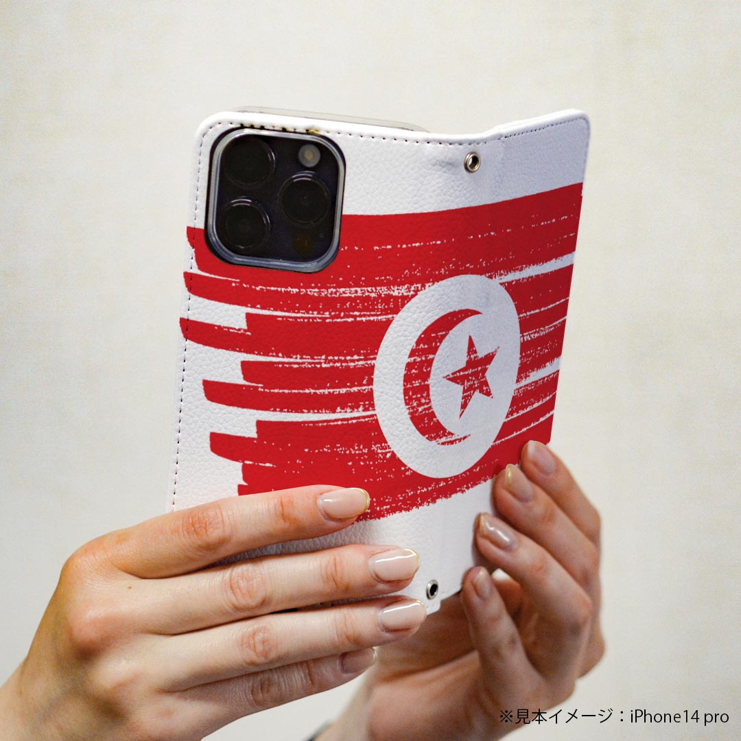 iPhone16 6.1インチ 専用 各キャリア iPhone 16 共通対応 ケース カバー 手帳型 マグネット式 ピタッと閉まる レザーケース iphone 16 カード収納 ポケット igcase 018585 tunisia チュニジア