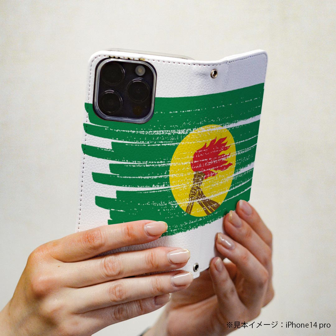 Galaxy A52 5G SC-53B エクスペリア sc53b 専用 ケース カバー 手帳型 マグネット式 ピタッと閉まる レザーケース カード収納 ポケット igcase 018603 国旗 zaire ザイール