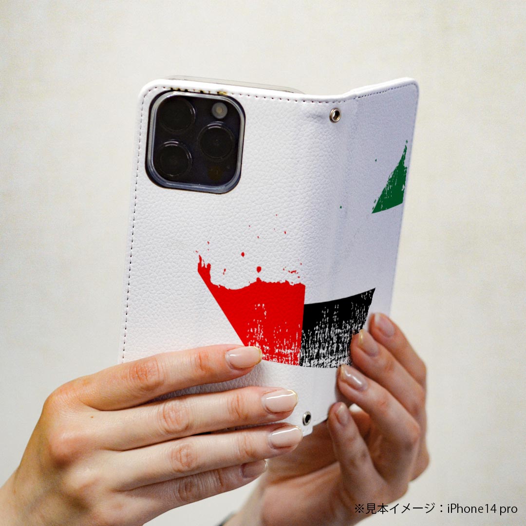 Galaxy S9 SC-02K ギャラクシー 専用 ケース カバー 手帳型 マグネット式 ピタッと閉まる レザーケース sc02k カード収納 ポケット igcase 018753 国旗 ajman アジュマーン