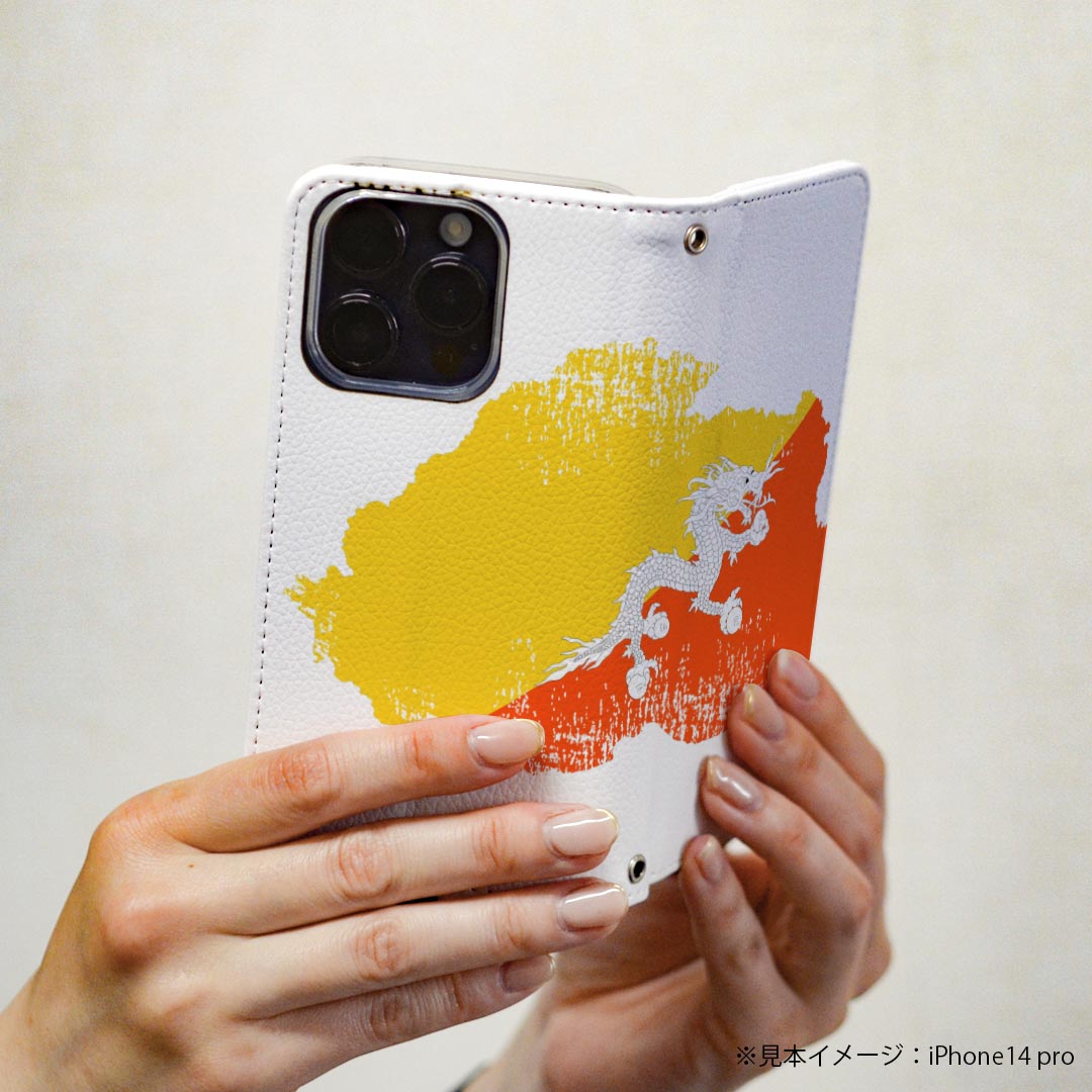 DIGNO BX3 用 A401KC / A402KC / A403KC 共通対応 ケース カバー 手帳型 マグネット式 ピタッと閉まる レザーケース ディグノBX3 カード収納 ポケット igcase 018777 bhutan ブータン