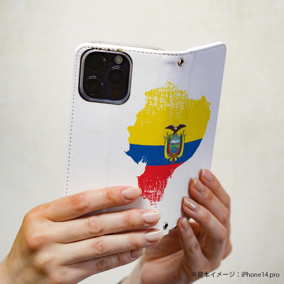 AQUOS R8 用 手帳型 ケース カバー SH-52D 対応 ケース カバー 手帳型 sh52d マグネット式 ピタッと閉まる レザーケース カード収納 ポケット 018817 ecuador エクアドル