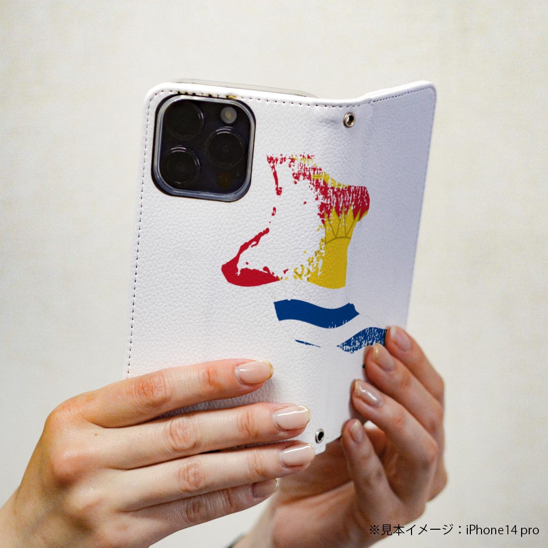 Galaxy S9 SC-02K ギャラクシー 専用 ケース カバー 手帳型 マグネット式 ピタッと閉まる レザーケース sc02k カード収納 ポケット igcase 018863 国旗 kiribati キリバス