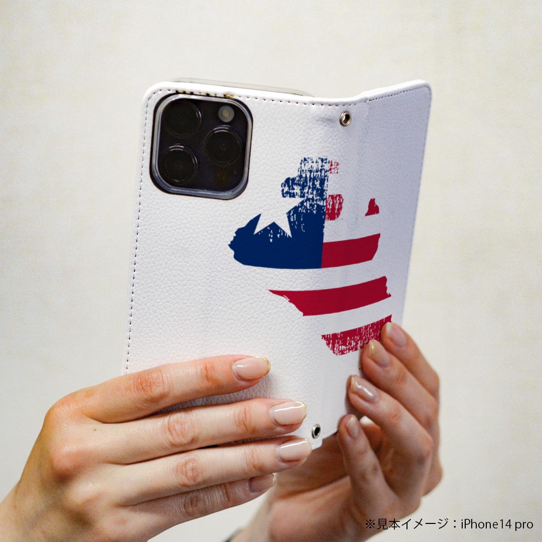 arrows NX F-01K アローズ NX 専用 ケース カバー 手帳型 マグネット式 ピタッと閉まる レザーケース f01k カード収納 ポケット igcase 018871 国旗 liberia リベリア