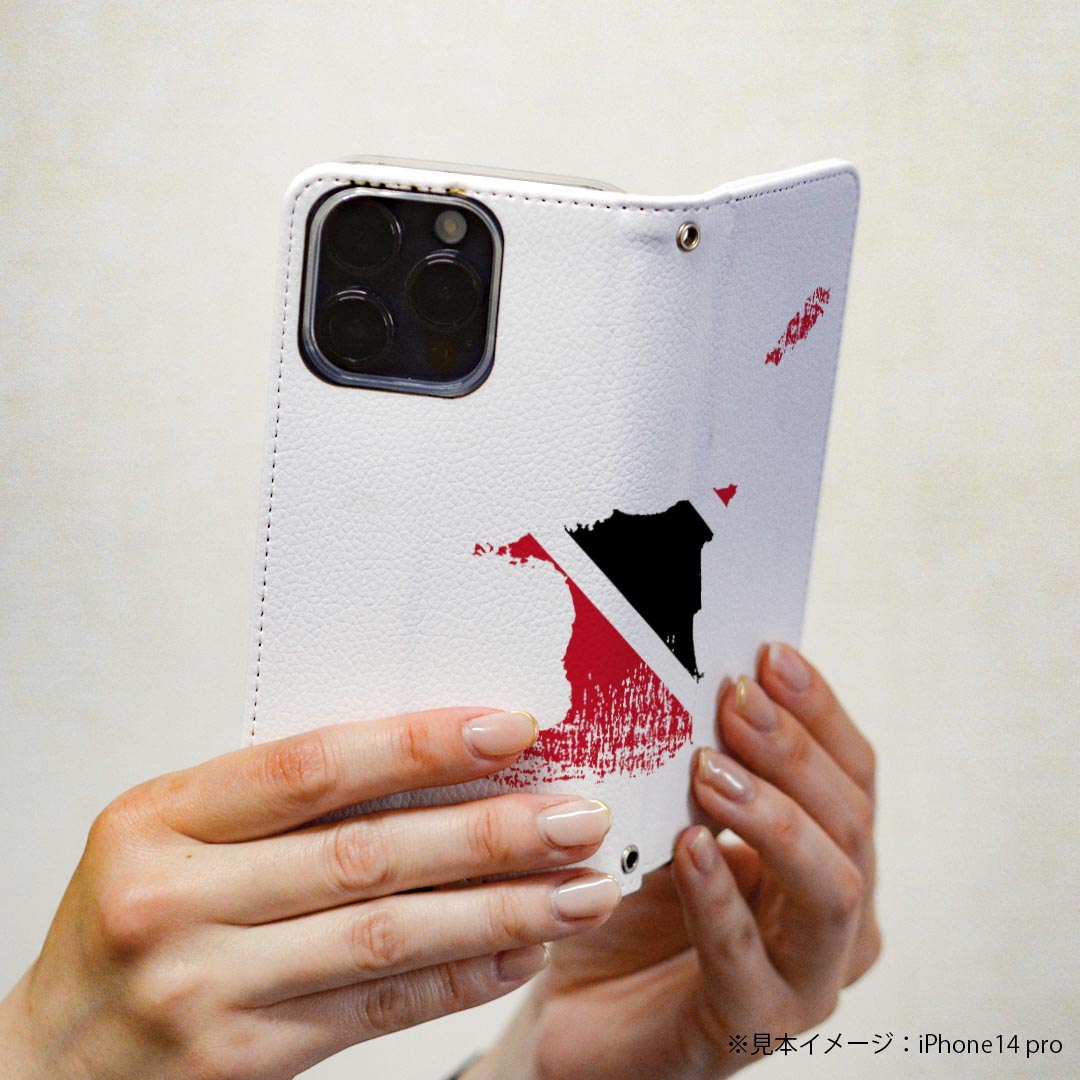 Xperia 10 V SO-52D / SOG11 / A302SO / XQ-DC44 エクスペリア 専用 ケース カバー 手帳型 マグネット式 ピタッと閉まる レザーケース so52d カード収納 ポケット igcase 018969 国旗 trinidad_and_tobago トリニダード・トバゴ