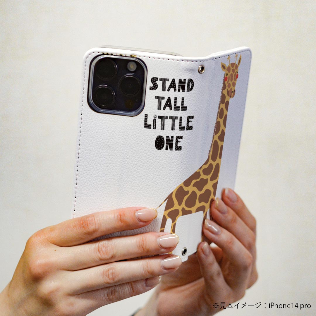 Galaxy S23 SC-51D SCG19 専用 ケース カバー 手帳型 マグネット式 ピタッと閉まる レザーケース sc51d カード収納 ポケット igcase 019099 イラスト アニマル キッズ