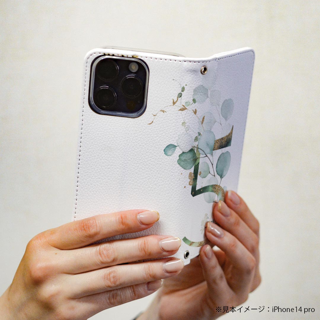 スマコレのiPhone11 6.1インチ 専用 ケース カバー 手帳型 マグネット式 ピタッと閉まる レザーケース sc02k カード収納 ポケット igcase 019114 フォント 文字 5｜アングル3