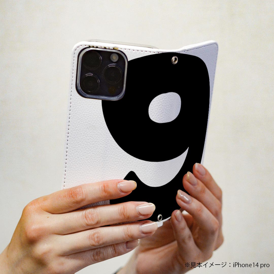 Galaxy S9 SC-02K ギャラクシー 専用 ケース カバー 手帳型 マグネット式 ピタッと閉まる レザーケース sc02k カード収納 ポケット igcase 019180 フォント 文字 9