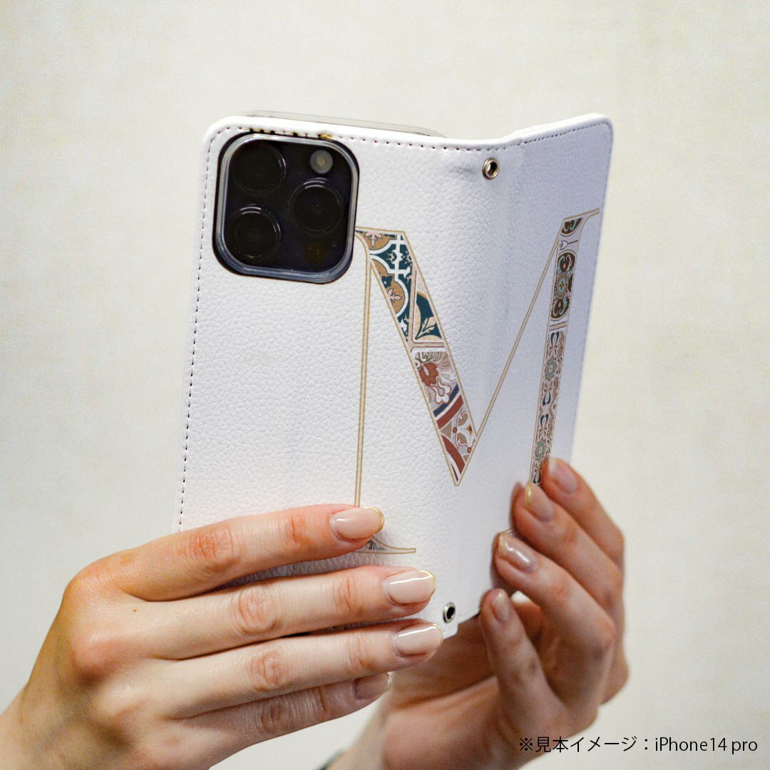 Xperia 5 II SOG02 au 専用 ケース カバー 手帳型 マグネット式 ピタッと閉まる レザーケース sc02k カード収納 ポケット igcase 019256 フォント 文字 m アルファベット