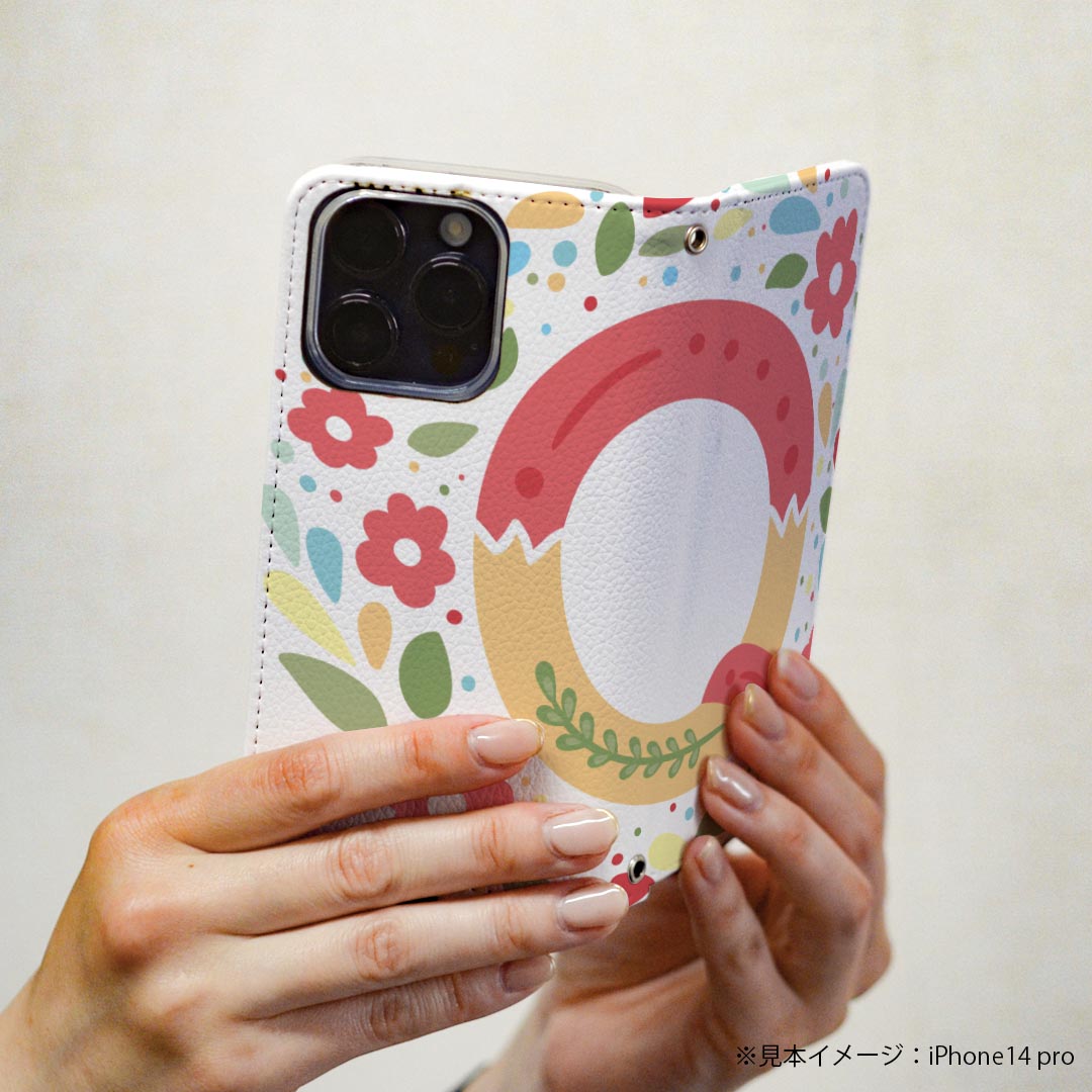 Xperia XZ2 Premium SO-04K 専用 ケース カバー 手帳型 マグネット式 ピタッと閉まる レザーケース so04k カード収納 ポケット igcase 019286 フォント 文字 q アルファベット