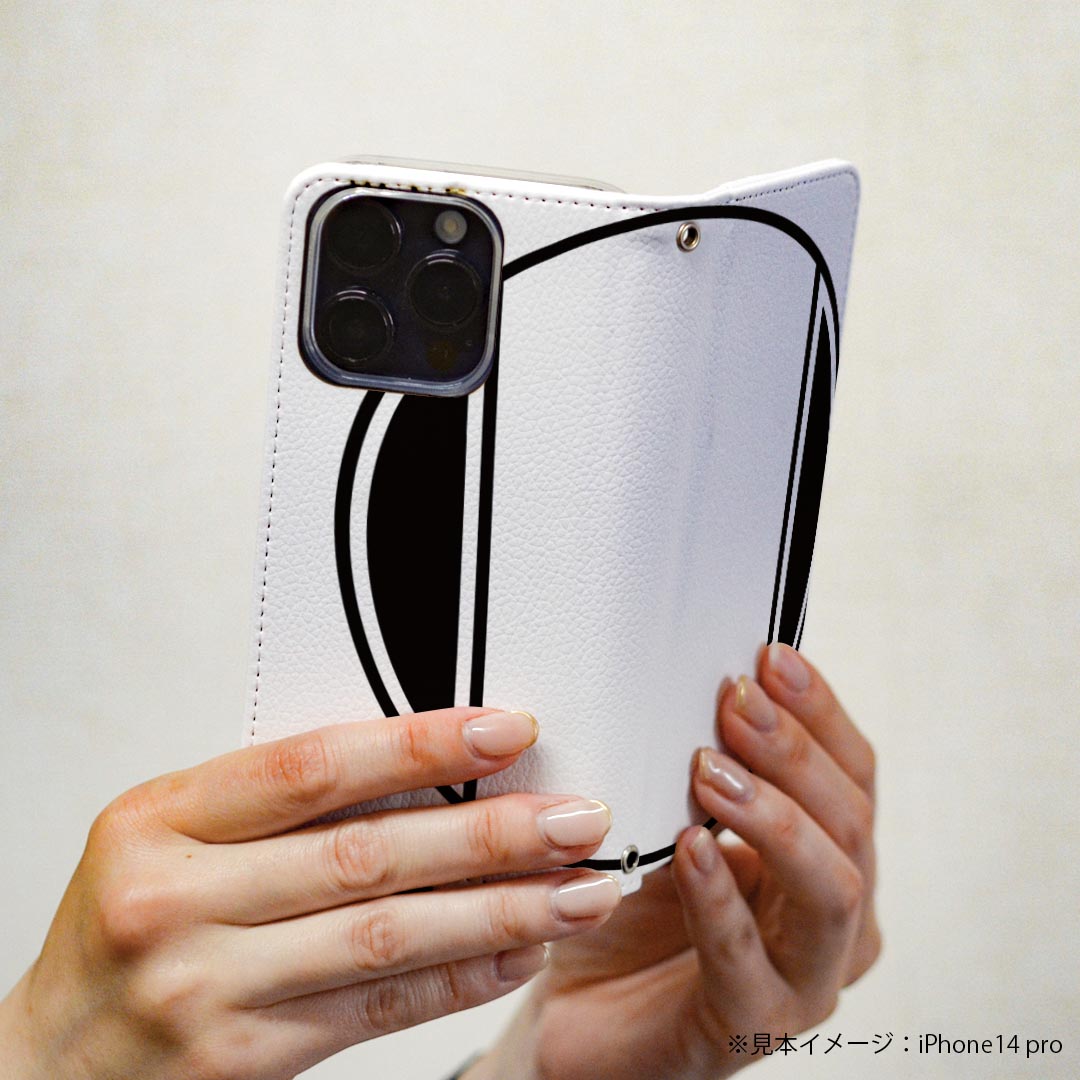 Xperia XZ2 Premium SO-04K 専用 ケース カバー 手帳型 マグネット式 ピタッと閉まる レザーケース so04k カード収納 ポケット igcase 019356 フォント 文字 o アルファベット