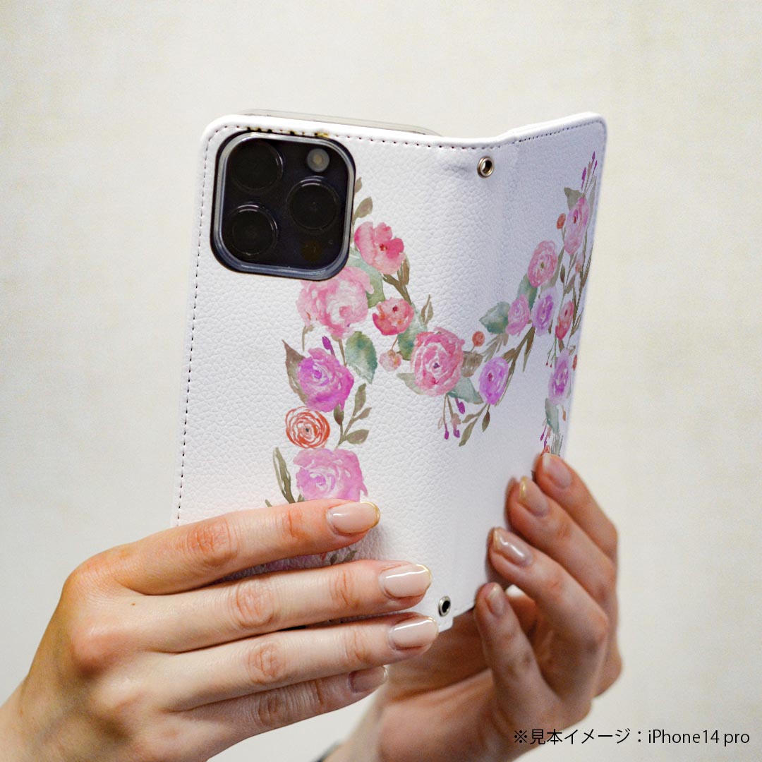 Xperia 10 II SOV43 Experiencia Ten marcado con Xperia10 Caso dedicado Cubierto Manual Magnético Cerrado Caso de Lázaro Cajero de tarjetas Pocket igcase 019496 Fontes letras m Alfabeto — vista 3