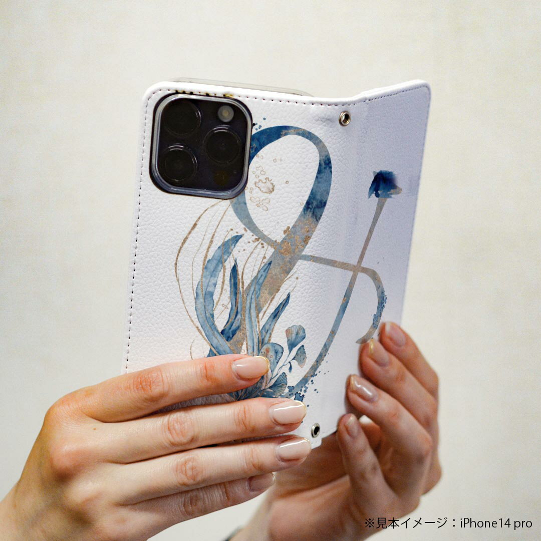 arrows NX F-01K アローズ NX 専用 ケース カバー 手帳型 マグネット式 ピタッと閉まる レザーケース f01k カード収納 ポケット igcase 019642 フォント 文字 & アルファベット