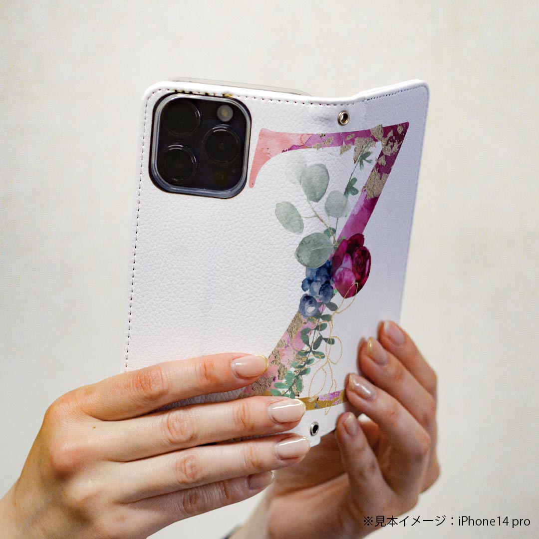 Xperia 10 V SO-52D / SOG11 / A302SO / XQ-DC44 エクスペリア 専用 ケース カバー 手帳型 マグネット式 ピタッと閉まる レザーケース so52d カード収納 ポケット igcase 019714 フォント 文字 z アルファベット