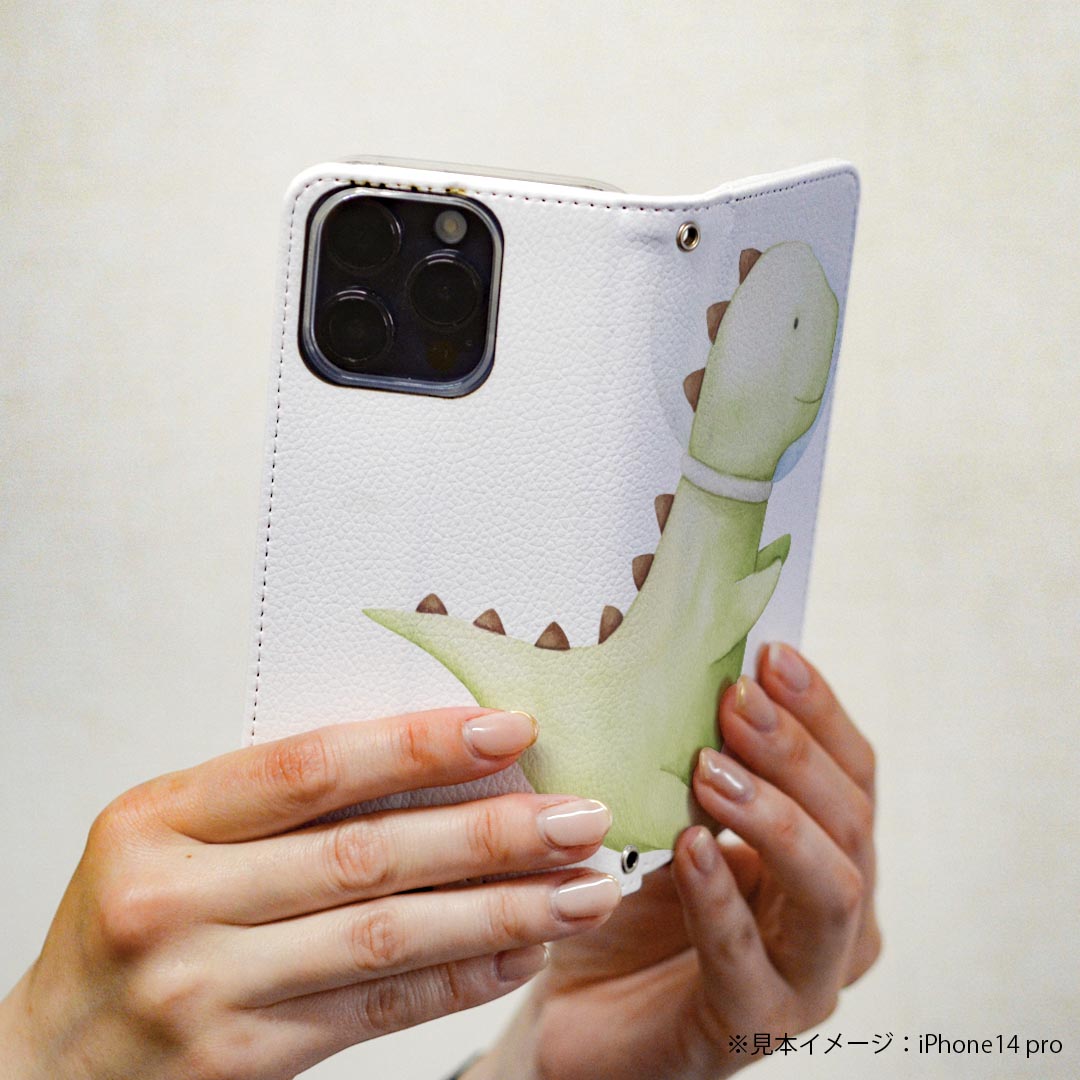 AQUOS R2 SH-03K アクオスR2 専用 ケース カバー 手帳型 マグネット式 ピタッと閉まる レザーケース sh03k カード収納 ポケット igcase 019837 恐竜 宇宙 恐竜 dinosaur