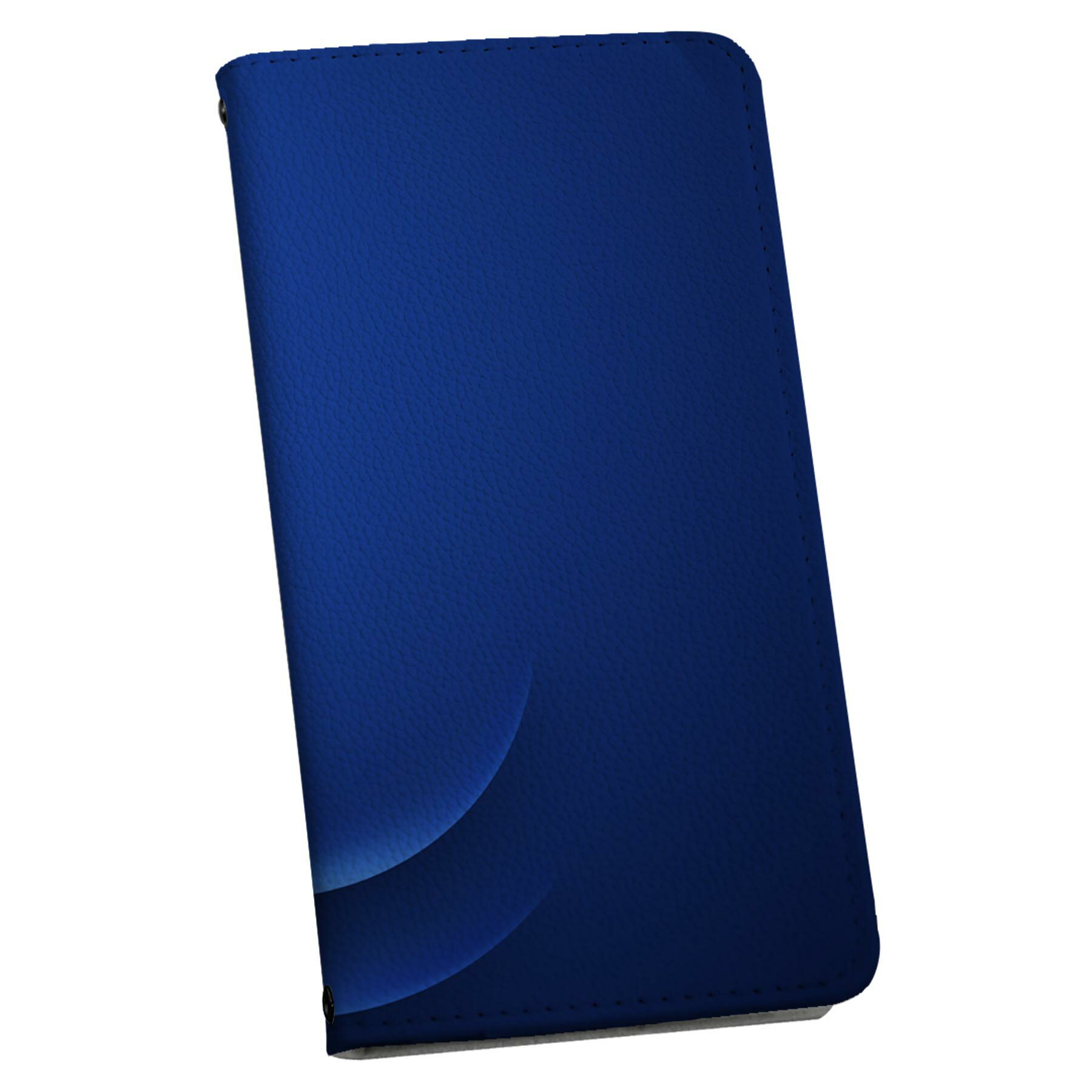 Galaxy S23 Ultra SC-52D SCG20 用 ケース カバー 手帳型 マグネット式 ピタッと閉まる レザーケース sc52d カード収納 ポケット 002230 シンプル　青
