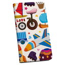 Galaxy A23 5G SC-56C SCG18 専用 ケース カバー 手帳型 マグネット式 ピタッと閉まる レザーケース sc56c カード収納 ポケット igcase 002572 乗り物 イラスト カラフル(2)