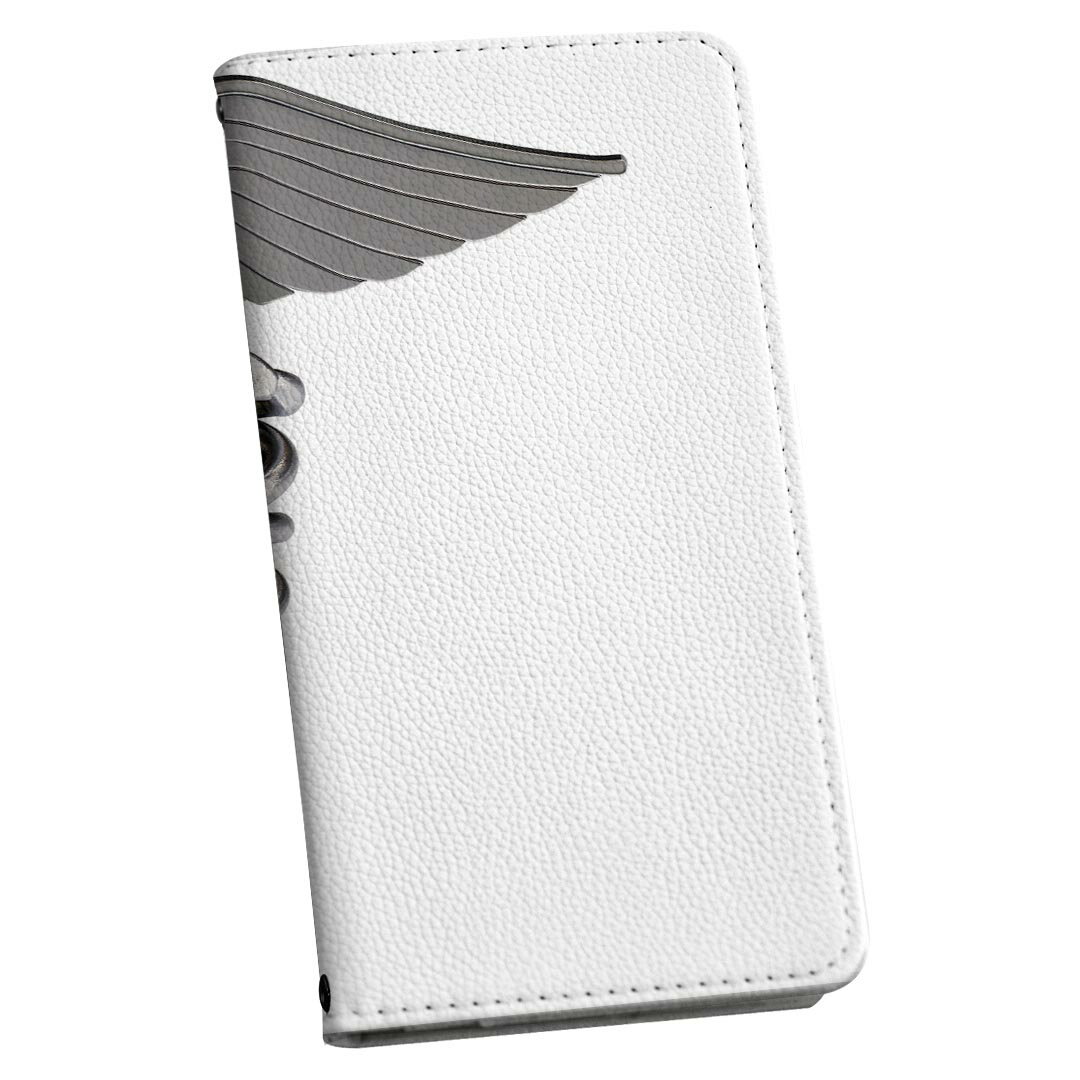Rakuten - BASIO active3 KYG04 ベイシオ アクティブ3 ケース カバー 手帳型 マグネット式 ピタッと閉まる レザーケース kyg04 カード収納 ポケット igcase 002953 羽　翼　シルバー