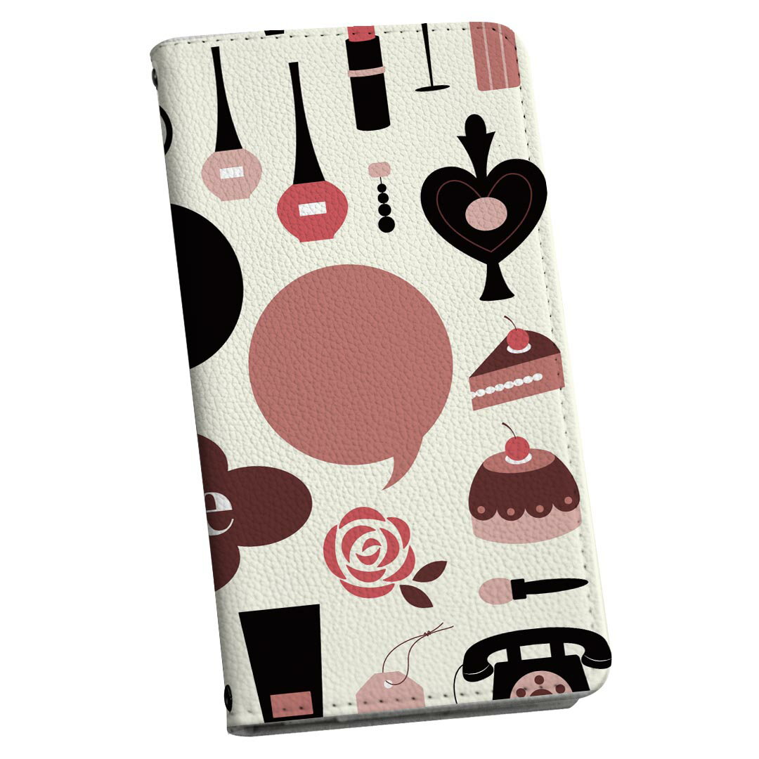 AQUOS wish4 用 ケース カバー 手帳型 SH-52E / A402SH 共通対応 マグネット式 ピタッと閉まる レザーケース sh52e カード収納...