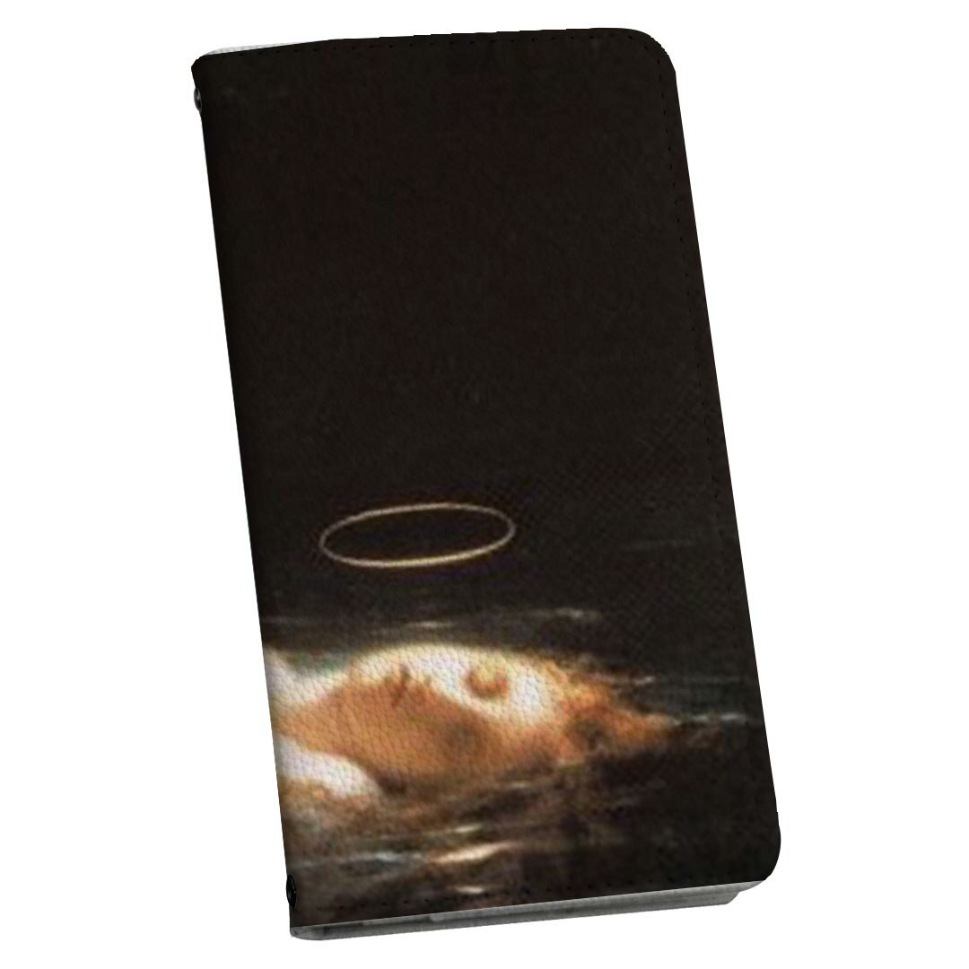 商品特徴・シームレスな全面デザイン（内側は落ち着いたオフホワイト）・外側は高品質の人工革を使用・内側にはスマホを装着するケースが付属・機種専用のカメラホール仕様でケースを装着したままの撮影が可能・ワンセグや動画の視聴に便利な横置きスタンド機能・ICカードなどを2枚まで収納できるカードスロット付き・マグネットフリップで開け閉めカンタン注意事項商品画像はサンプルイメージですので、ご覧の環境によっては多少色味に違いを感じる場合がございます。イメージと違った、モニターと色味が異なるという理由での交換や返金はご対応出来かねます。カバーのみの販売で本体は付属しません。ケース装着のままケーブルを挿しての充電は可能ですが、卓上ホルダでの充電は仕様上対応しておりません。また、ワイヤレス充電対応機種についてはお使いの機器や環境により反応しない場合があります。お手数ですがケースから外してお使い下さい。卓上ホルダ及びワイヤレスでの充電は保障の対象外となります。こちらは無地のレザーにデザインをプリントした商品で、デコなどの加工はございません。凹凸や光沢があるように見えたり布地や金属を素材にしたように見える商品もありますが、デザインの図版によるものです。撮影時にカバーが映り込む恐れがあるため、カメラ用の穴は若干大きめに開けています。カメラ穴の位置にわずかなズレが生じる場合がございます。また印刷時に微妙な画像のズレが生じる場合がございます。ご注文後に1点1点制作する受注生産品のため、不良品以外のご返品や交換は固くお断り致します。機種の選択間違いも保証対象外となりますため、ご注文の際は必ず機種をご確認下さい。発送について完全受注生産のハンドメイド商品となりますので、既製品と比べて発送までお時間を頂いています。 基本的に決済確認後、通常で3営業日程度、最大で10営業日程度での発送となります。繁忙期や休業日明けの場合はさらに時間がかかる場合があります。 その際には別途メールにてご連絡致します。メール便の場合、発送日から到着までに2?4日ほどかかる場合が多く、紛失などの保障もご対応できかねます。あらかじめご了承下さい。