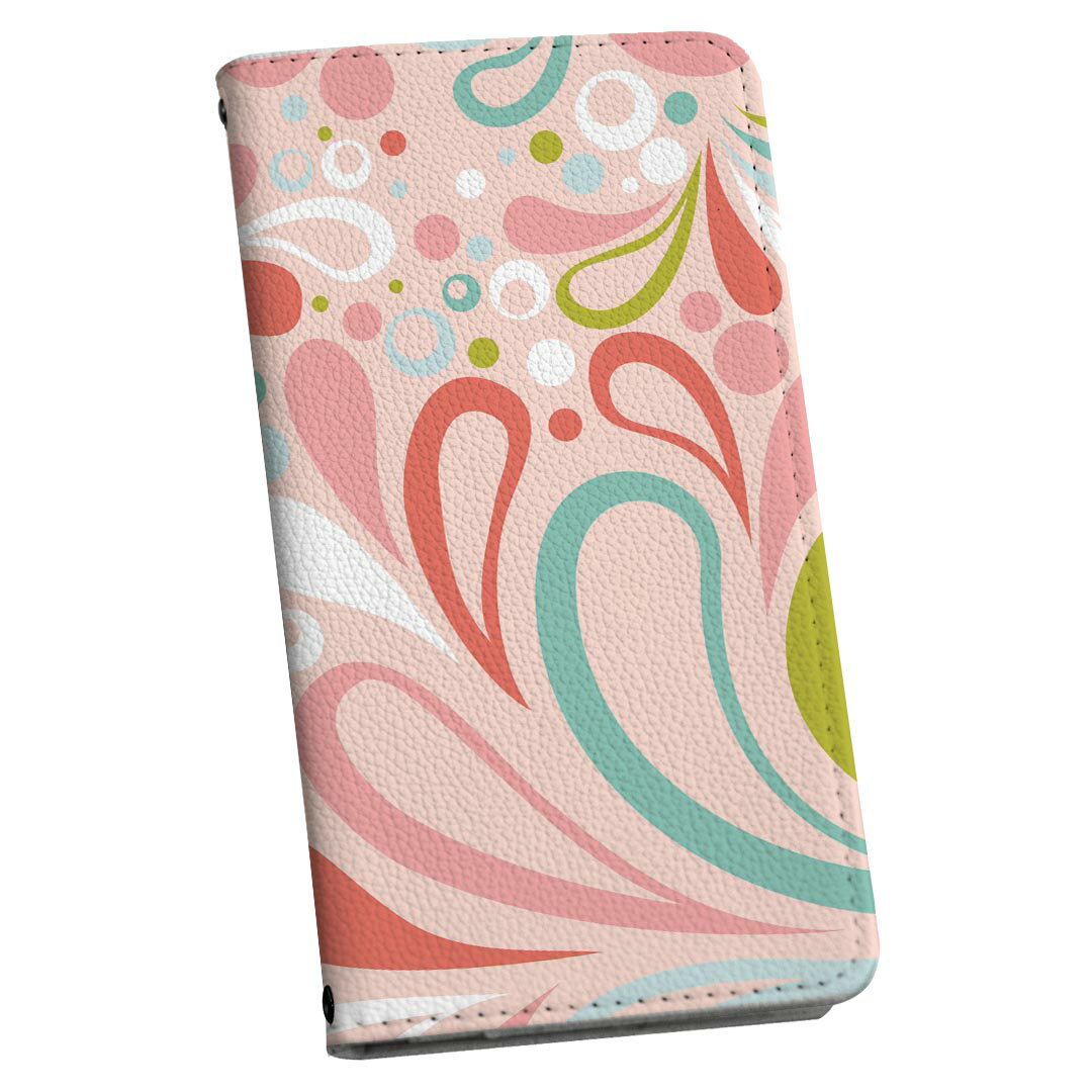 iPhone7plus / iPhone8plus / iPhone6plus / iPhone6splus 用 手帳型ケース ストラップ付き ショルダー スマホ 落下防止 手帳型 マグネット式 ピタッと閉まる スマホカバー 肩掛け 斜めかけ 003548 模様　ピンク　カラフル
