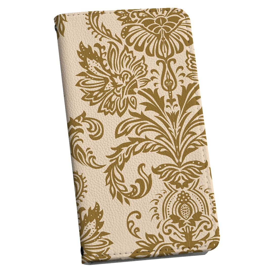 Galaxy S20 5G SCG01 ギャラクシー 専用 ケース カバー 手帳型 マグネット式 ピタッと閉まる レザーケース sc02k カード収納 ポケット igcase 003979 模様　エレガント　ゴールド