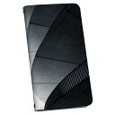 Galaxy A55 5G 用 手帳型ケース SC-53E / SCG27 共通対応 カバー 手帳型 マグネット式 ピタッと閉まる レザーケース sc53e カード収納 ポケット igcase 022885 写真 建物 モノクロ(2)