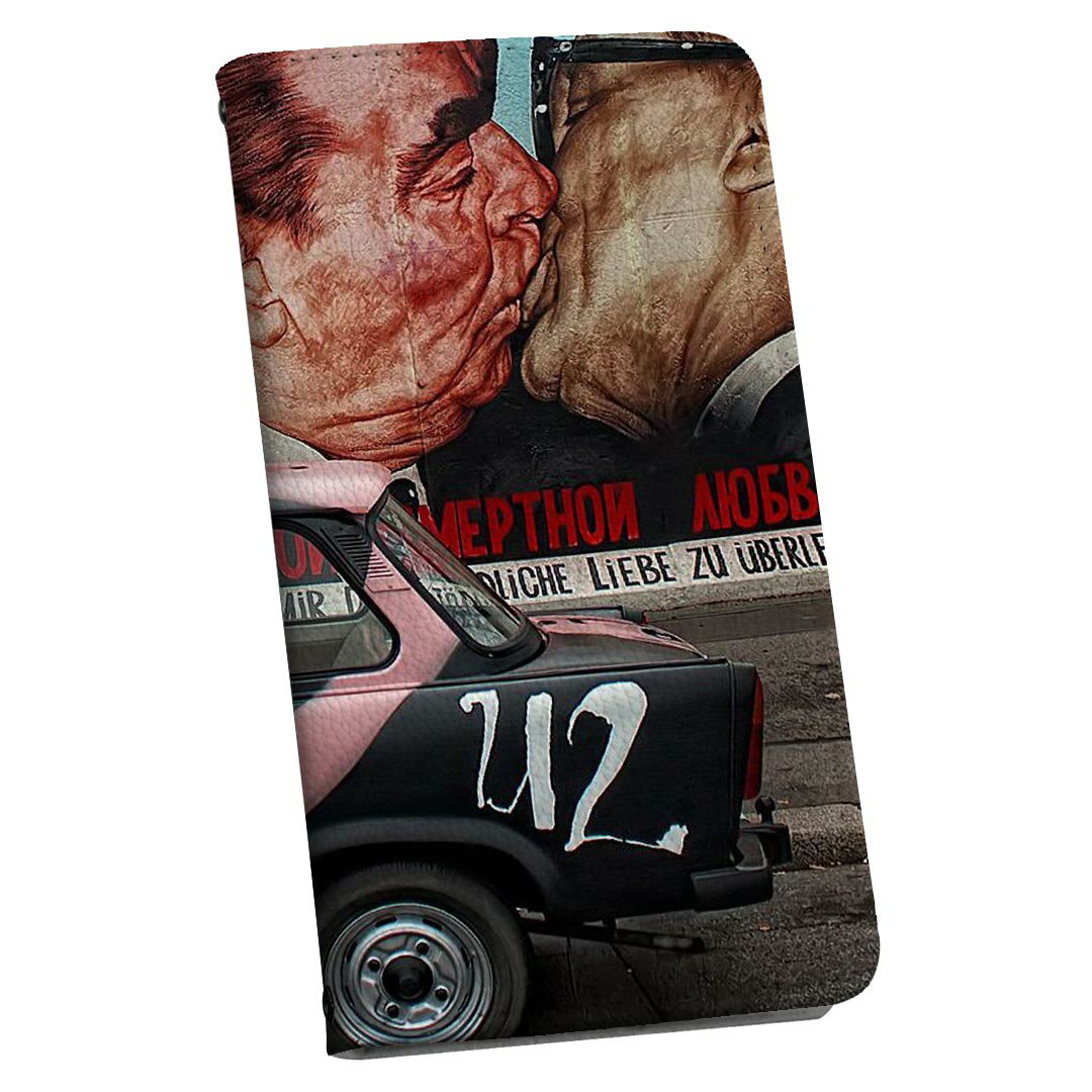 Mobile Phone Cases - Galaxy S24 Ultra 用 手帳型 ケース SC-52E / SCG26 (SM-S928) 各キャリア 共通対応 ケース カバー 手帳型 マグネット式 ピタッと閉まる レザーケース カード収納 ポケット 022968 車　写真　ペイント
