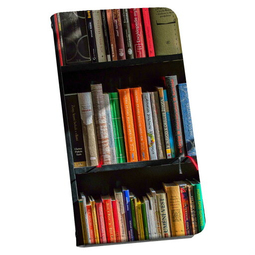 Xperia 10 V 用 手帳型 内側プリント ケース カバー SO-52D / SOG11 / A302SO / XQ-DC44 共通対応 ケース カバー 手帳型 so52d マグネット式 ピタッと閉まる レザーケース カード収納 ポケット 023004 本棚 写真