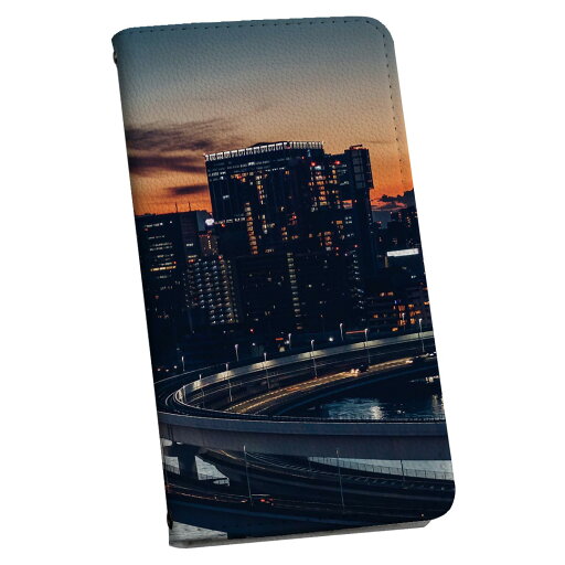 SOV41 Xperia 5 エクスぺリア ファイブ xperia5 sov41 ストラップ付き ケース ショルダー スマホ 落下防止 手帳型 マグネット式 ピタッと閉まる スマホカバー 肩掛け 斜めかけ 023122 風景 写真 夕日