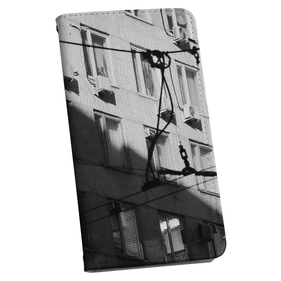 SCV46 Galaxy A20 ギャラクシー エートゥエンティ ストラップ付き scv46 ケース ショルダー スマホ 落下防止 手帳型 マグネット式 ピタッと閉まる スマホカバー 肩掛け 斜めかけ 023127 モノクロ　写真