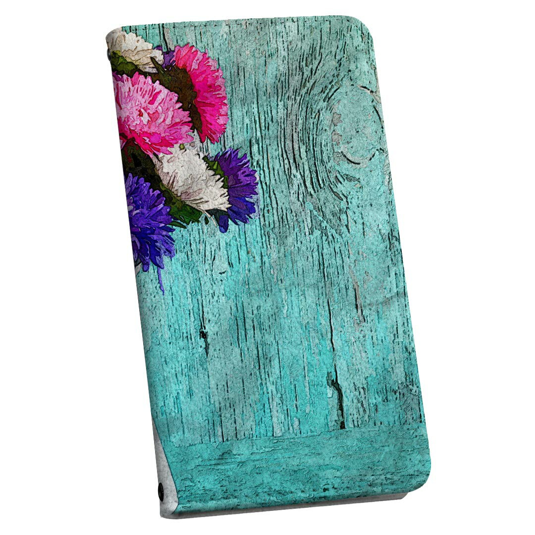 SH-04L AQUOS R3 アクオス r3 ストラップ付き sh04l ケース ショルダー スマホ 落下防止 手帳型 マグネット式 ピタッと閉まる スマホカバー 肩掛け 斜めかけ 023367 花 フラワー 絵画