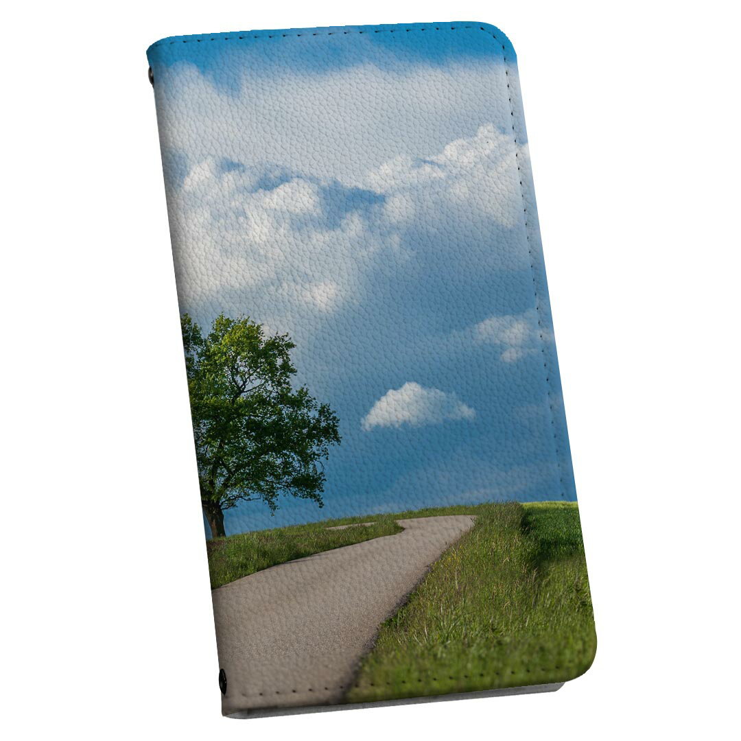 Galaxy S24 Ultra 用 手帳型 ケース SC-52E / SCG26 (SM-S928) 各キャリア 共通対応 ストラップ付き ケース ショルダー スマホ 落下防止 手帳型 マグネット式 ピタッと閉まる スマホカバー 肩掛け 斜めかけ 023492 景色　自然　写真